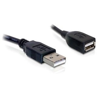Delock Extension cable USB 2.0 A-A 15 cm male / female