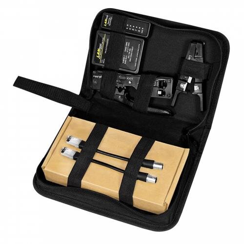 Oferte la Trusa Scule Retelistica WZ0070 Tester cablu Cleste Sertizare Mufe/ Unealta Punch Down (Sertizare Cablu)/ Cleste Dezizolare Cablu