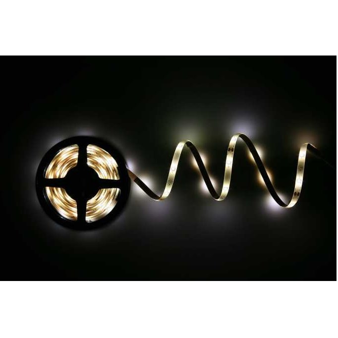 Banda LED SMD2835 lumina naturala 4000K 12V 30LED/m 3m cu driver 6W LEDSTND-2835-12308S202/3-WL