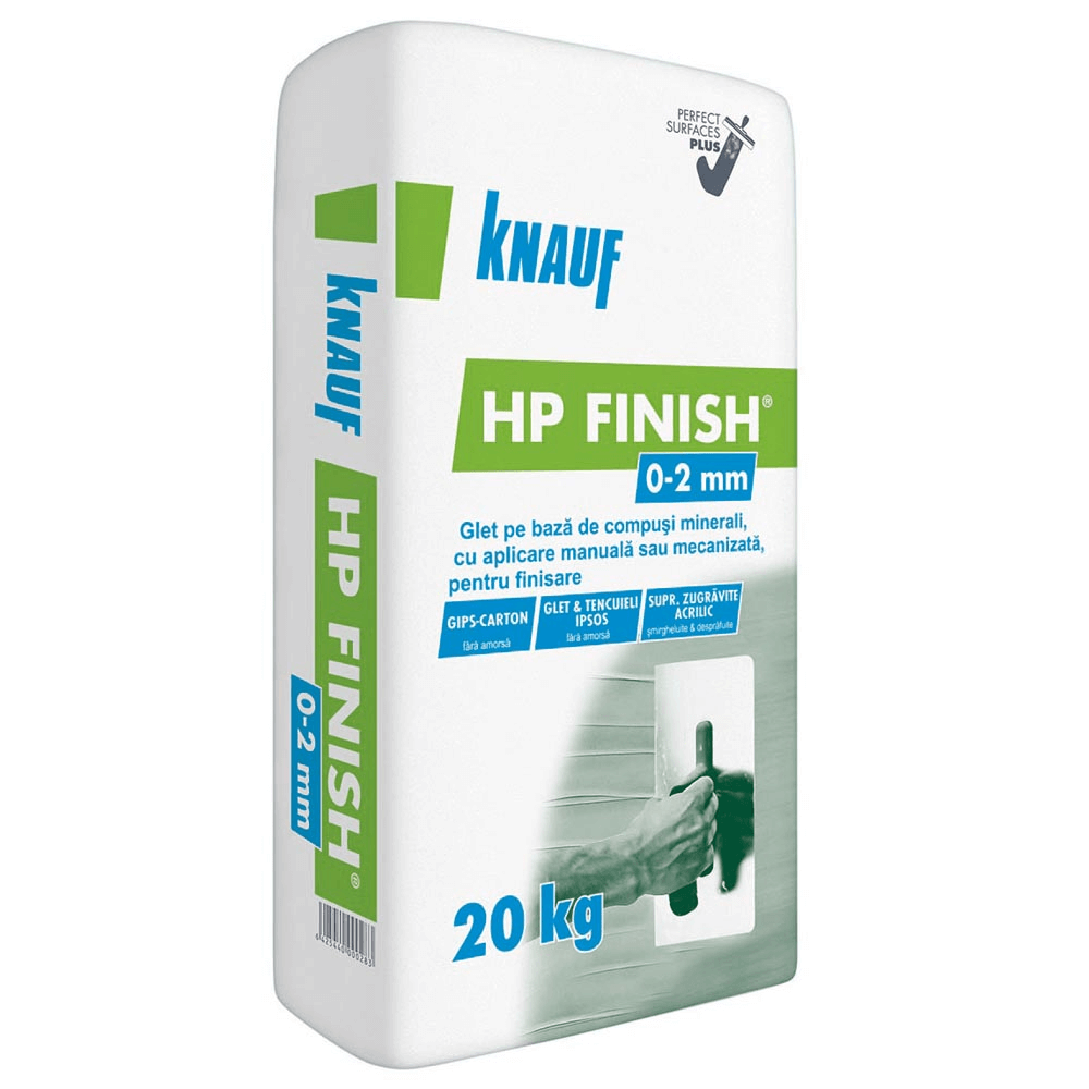 Glet de finisaj pentru interior Knauf Finish Plus, 20 kg