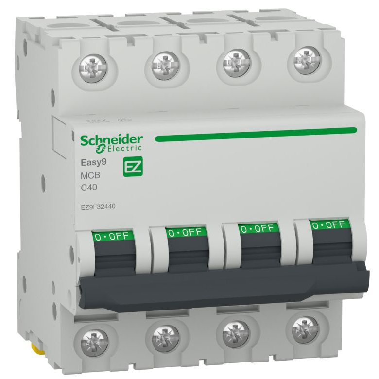 Siguranta automata Easy9 4P 40A 4500A curba C Schneider EZ9F32440
