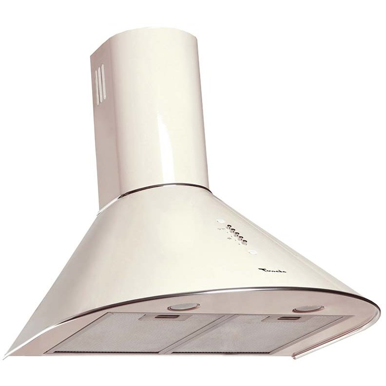 Hota tip Cupola Tornado Violla 750 (60) LED, 1 motor Turbo, latime 60 cm, 3 viteze, absorbtie 750 m3/ora, filtru anti-grasimi aluminiu 5 straturi, Bej