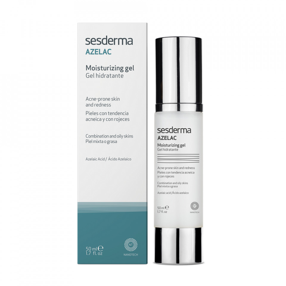 Gel hidratant pentru ten mixt si gras Azelac, Sesderma (Gramaj: 50 ml, Concentratie: Gel crema)