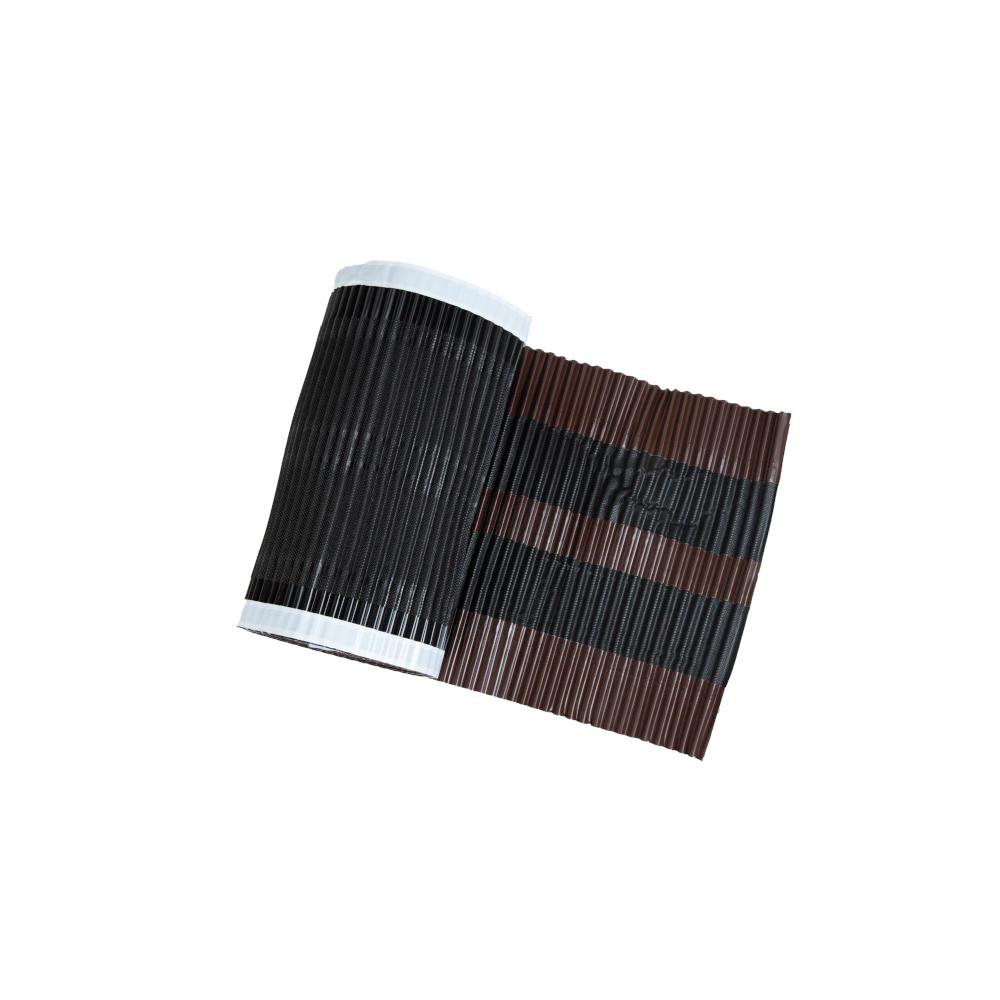 Banda ventilare coama Term Vent, RAL 9005 negru, 310 mm x 5 m