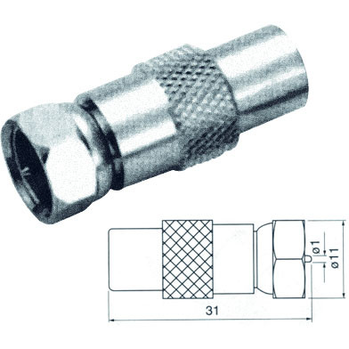 ADAPTOR MUFA TV TATA - F TATA CUPRU
