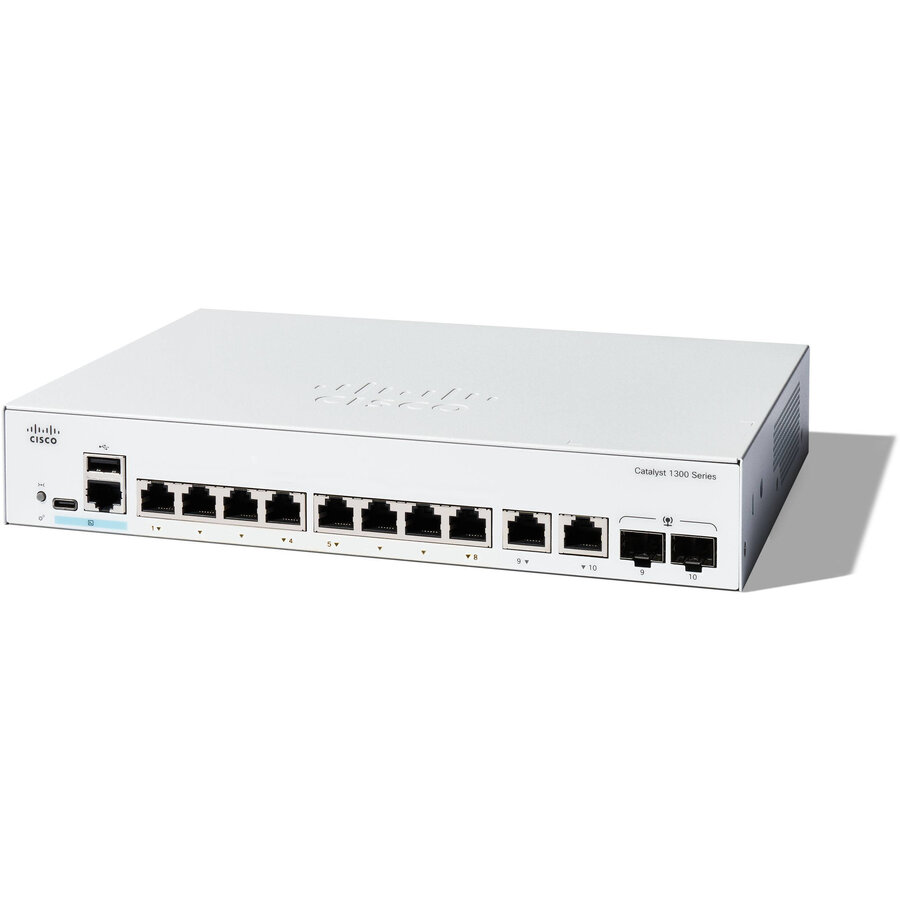Switch Catalyst 1300 8-Port Ge Ext Ps/2 X1 G Combo Alb