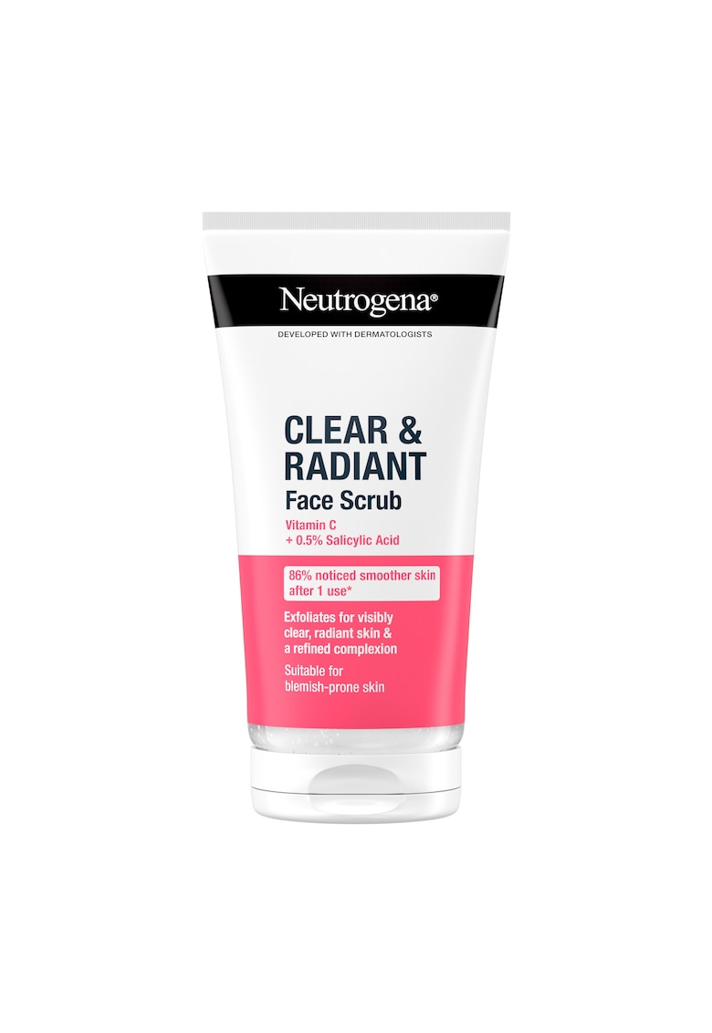 Scrub exfoliant  Clear&Radiant pentru ten cu imperfectiuni - 150 ml