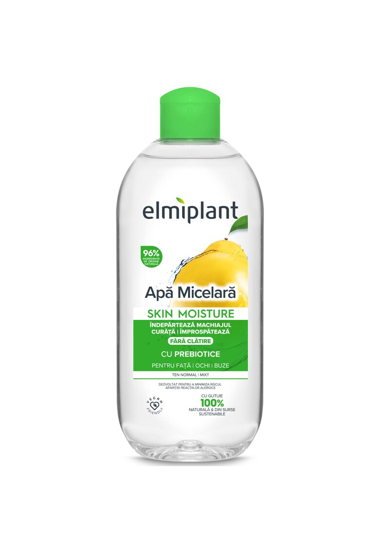 Apa micelara  pentru ten normal & mixt - pentru fata - ochi si buze - cu Prebiotice - 400 ml