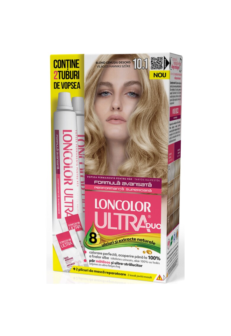 Vopsea de par permanenta  Ultra Max  - 200 ml - 10.1