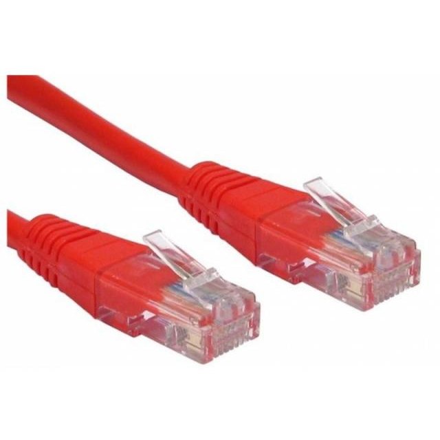 Patchcord UTP Cat5e 3m Red