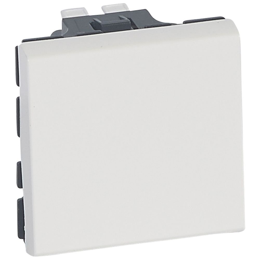 Intrerupator Cap Scara Legrand Mosaic 078711 / 078711L , 1P, 2M, 10A, culoare alba, antimicrobian