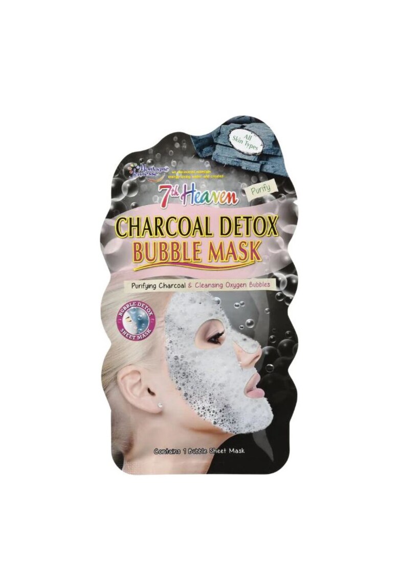 Masca spuma detofixianta  cu carbune