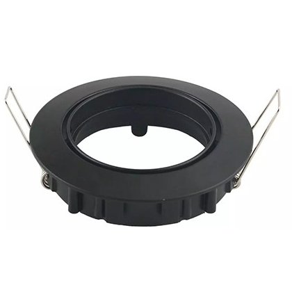 Corp spot rotund GU10 negru V-TAC SKU-8955
