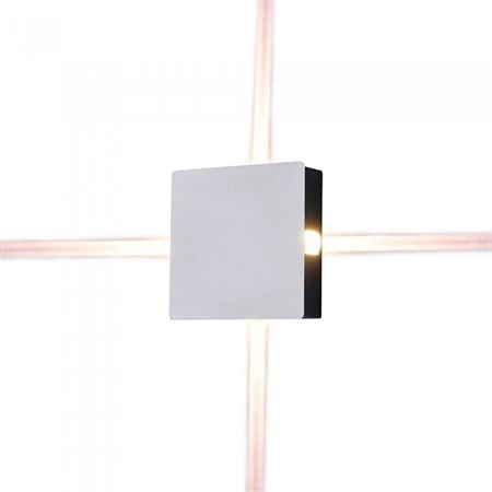 Lampa LED montaj perete 4W 4000K alb neutru IP65 - alb V-TAC SKU-8210