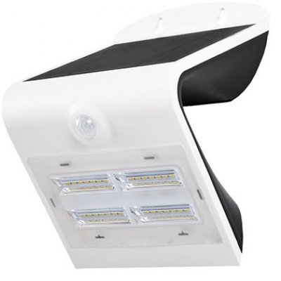 Lampa LED solara 3W 4000K+3000K negru V-TAC SKU-7523