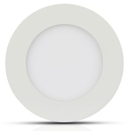 Panou LED rotund incorporabil 18W 6400K alb rece V-TAC SKU-720