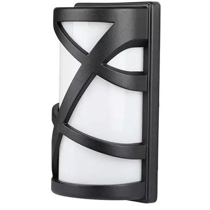 Corp iluminat gradina prindere perete soclu E27 - negru mat V-TAC SKU-7064