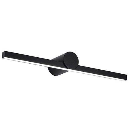 Corp iluminat LED montaj deasupra oglinzii 10W 3000K - negru V-TAC SKU-405831