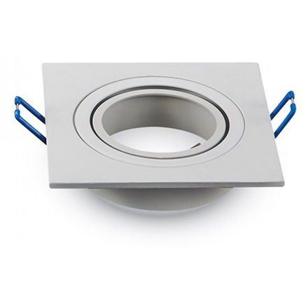 Corp spot GU10 patrat aluminiu V-TAC SKU-3606