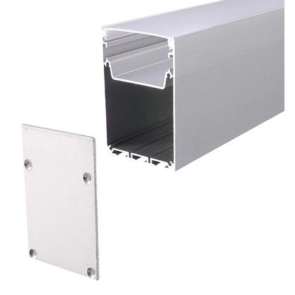 Profil aluminiu pentru banda LED 2M 50MM x 75MM alb V-TAC SKU-2872