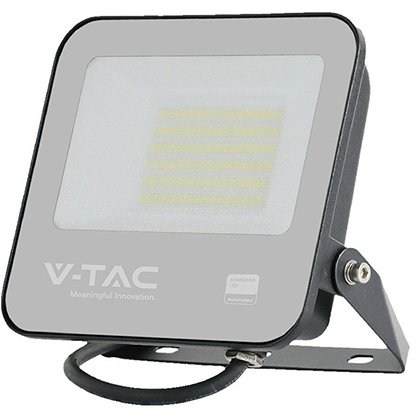 Reflector LED SMD 50W 4000K IP65 ci Samsung - NEGRU/GRI V-TAC SKU-23688