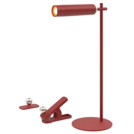 Lampa birou magnetic 3W 4000K - rosu V-TAC SKU-23043