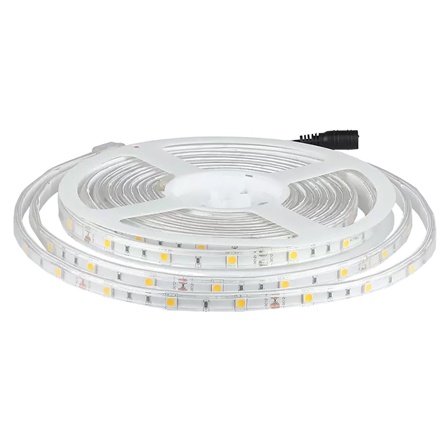 Banda LED SMD5050 30LED/M 3000K IP65 5M V-TAC SKU-2145
