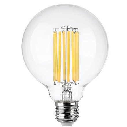 Bec E27 G95 cu filament LED 6W 2700K V-TAC SKU-214305