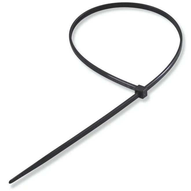 Set 100 bucati colier autoblocant ( fasete ) 7.5x365mm negru Scame 839.57370