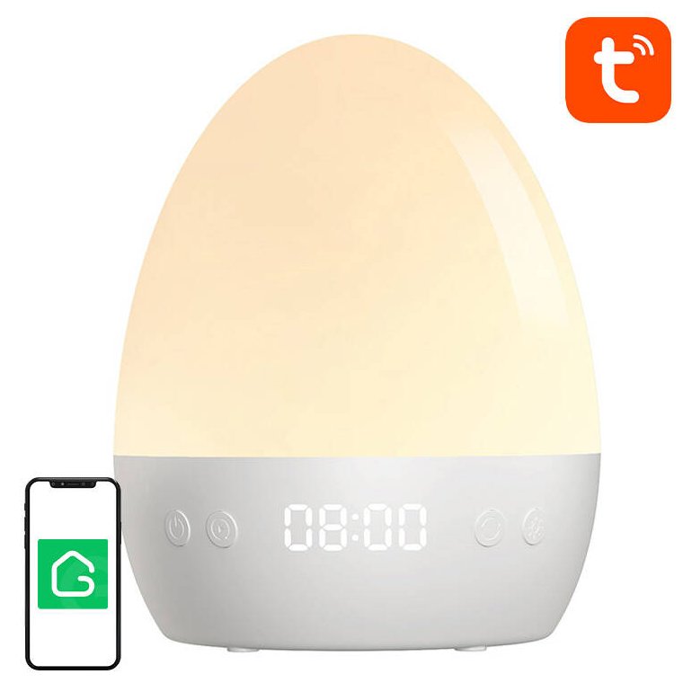 Lampa de veghe inteligenta WiFi RGBW 16M Gosund LB2S Tuya 6977038680228