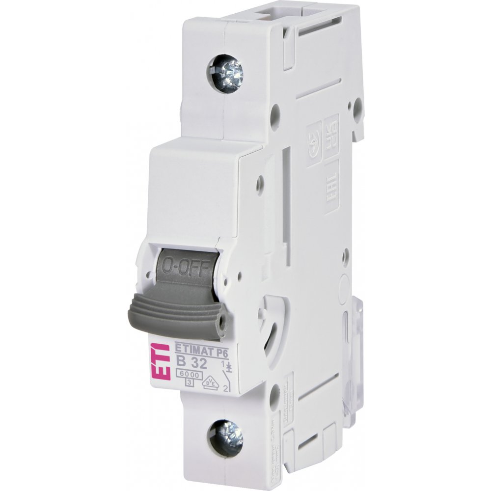 Siguranta automata 1P, 32A, curba B, 6kA Eti 001900013
