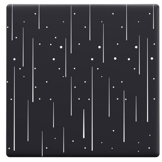 Panou frontal cu design Sonoff Star pentru comutatorul TX Ultimate T5-1C-86-star 6920075740295