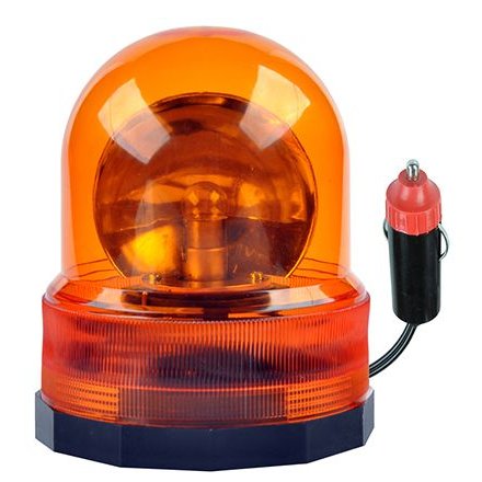 Girofar Lumina Portocalie 12v mufa tip bricheta auto