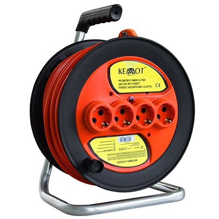 Tambur prelungitor electric 3X1.5MM 50M E-PS15T50
