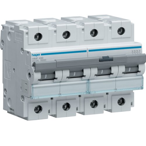 Siguranta automata 4P 125A 10kA curba C Hager HMF499
