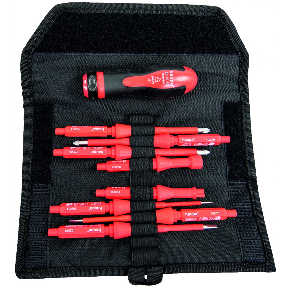 Set surubelnite izolate interschimbabile HAUPA Vario 1000 V- 9 piese ROH1020001
