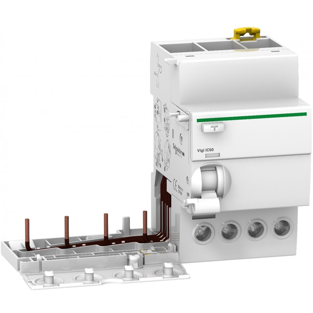 Bloc suplimentar protectie diferentiala Vigi iC60 4P, 25A, 30mA, Tip A Schneider A9V51425