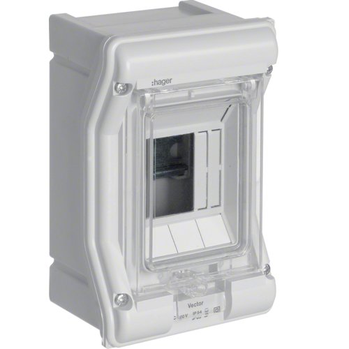 Tablou Vector 3 module IP54/65 aparent, 1000V AC/DC Hager VE103L