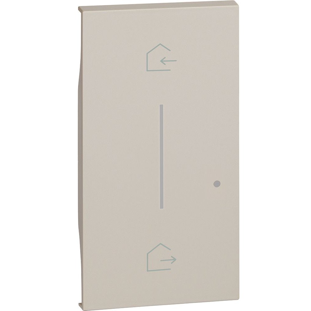 Tasta iluminabila 2 module simbol In&Out Bticino Living Now KM40M2, nisip