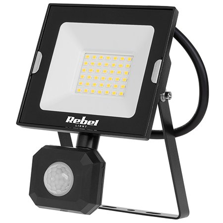 Reflector Led 30w 4000k Cu Senzor 230v Rebel URZ3615