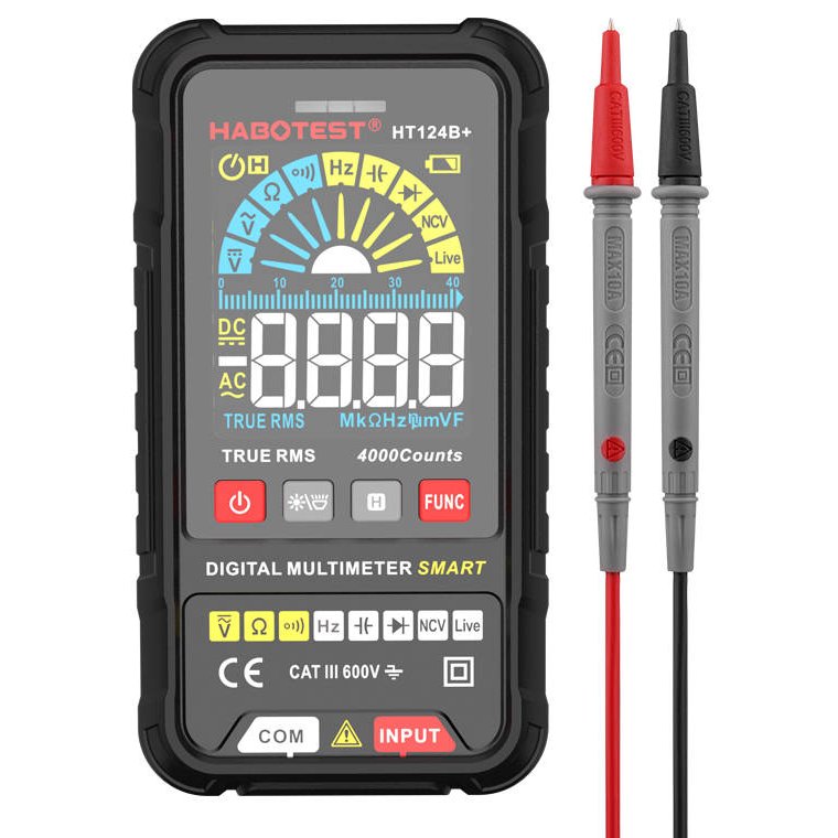 Multimetru universal digital HT124B+ Habotest 5907489609470
