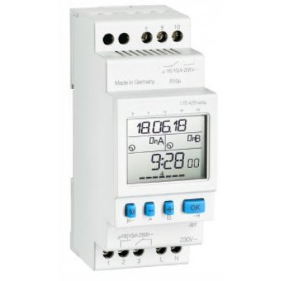 Programator digital zilnic/ saptamanal, 1 canal, NFC, Schrack BZH14071