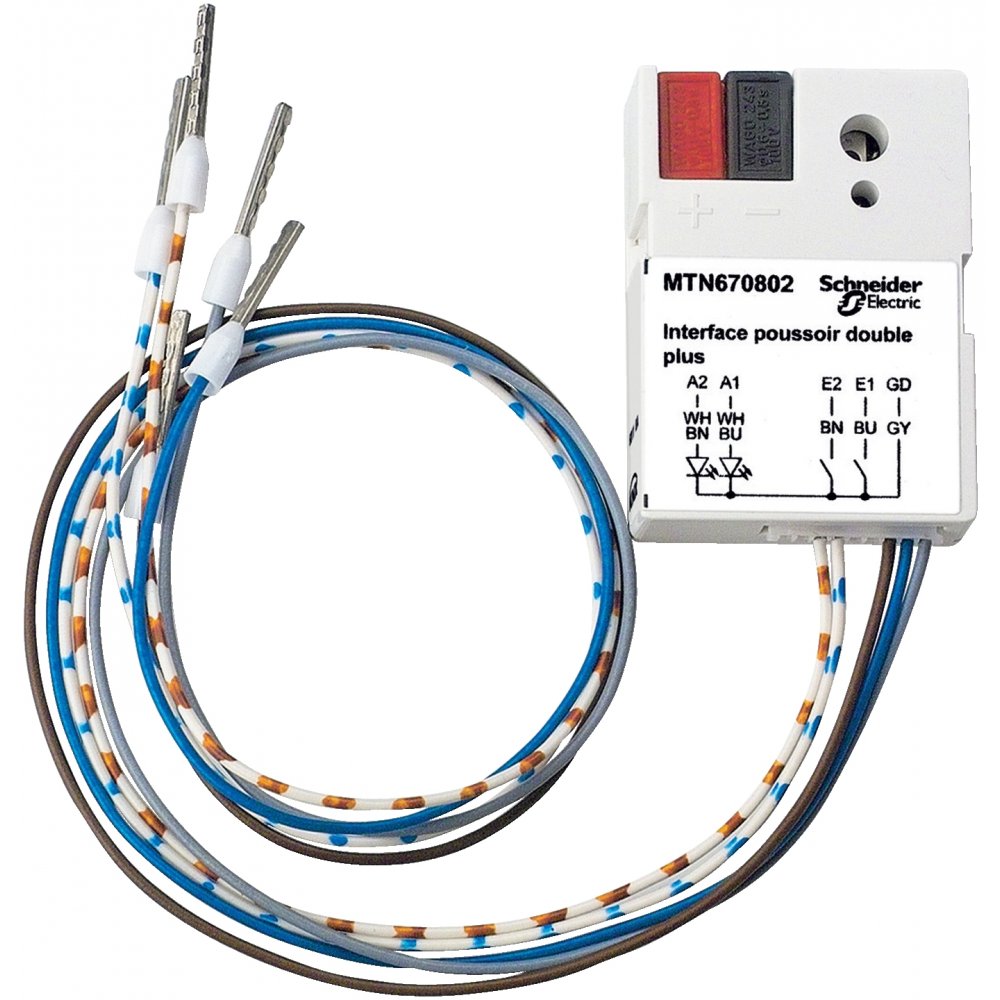 Interfata Buton, Plus 2 Aparate KNX Schneider MTN670802