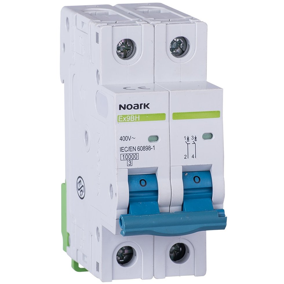 Siguranta automata Ex9BH 2P 32A curba C Noark 100401