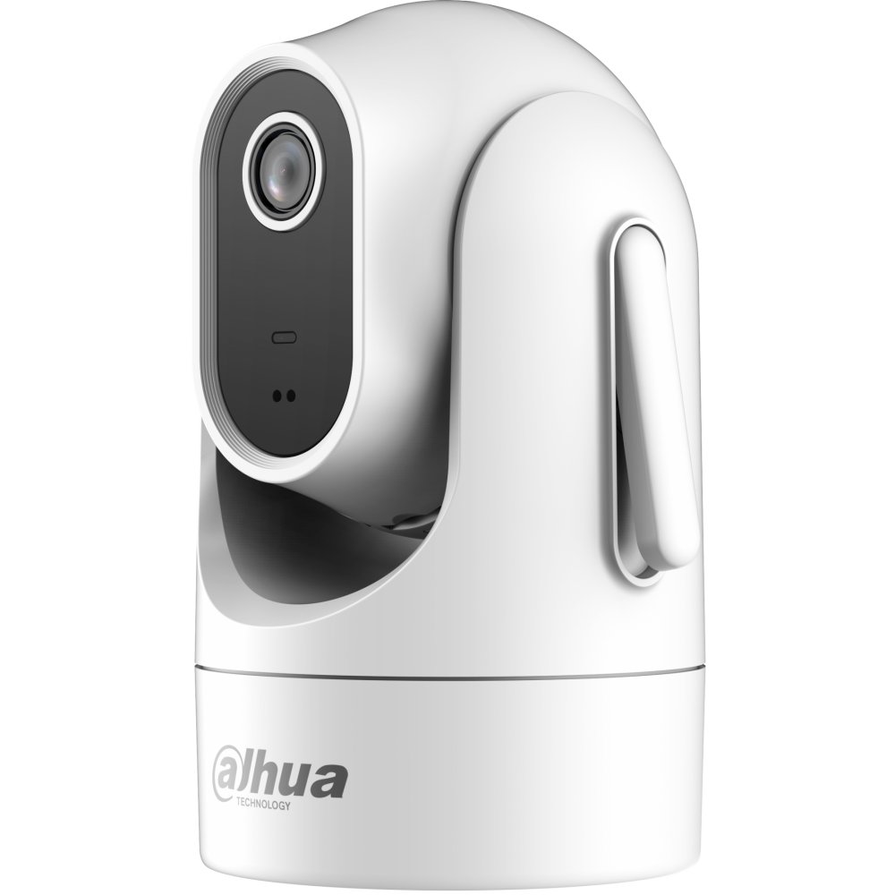 Camera WiFi interior Dahua H4C, Pan/Tilt 360 , 4MP, Night Vision 15 m, Detectie persoane, Tracking, Two-way talk, Mod privat, H.265, Slot microSD 512