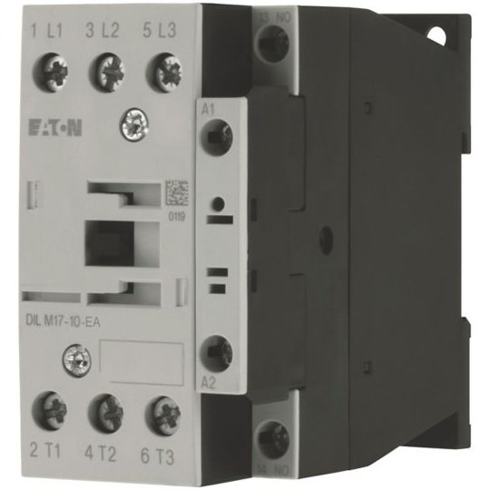 Contactor 3P 18A AC-3, 380V 400V 7.5 kW, 1 N/O, RDC 24: 24 - 27 VDC, DC DILM17-10-EA(RDC24) Eaton 189910