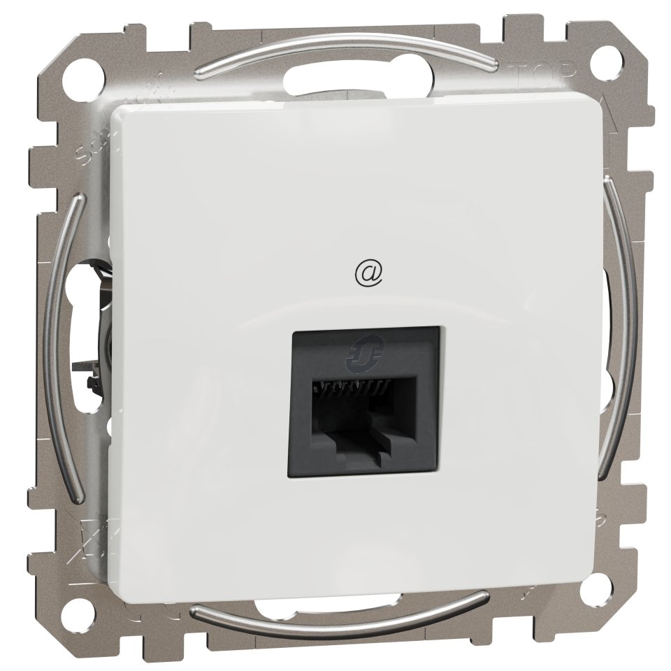 Priza date RJ45 Cat6 UTP Schneider Sedna Design SDD111461, alb