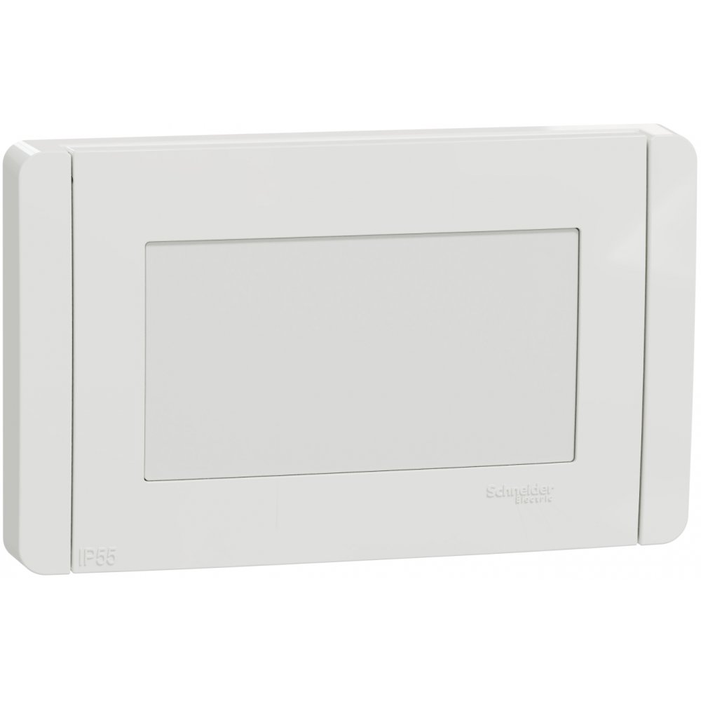 Rama Unica Studio 4m IP55 Schneider Noua Unica NU055418, alb