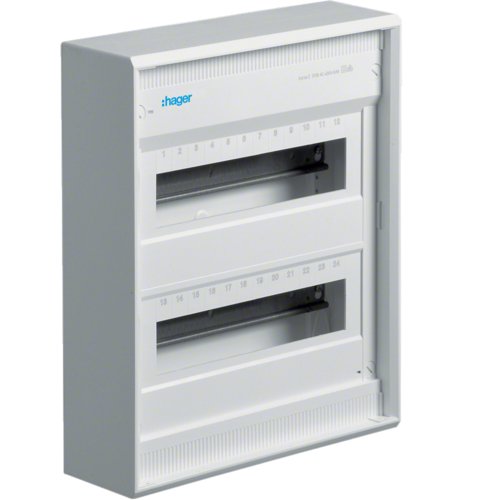 Tablou Volta aparent 24 (2X12) module Hager VA24B