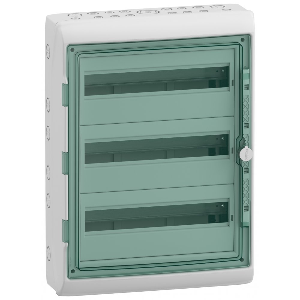 Tablou electric aparent Kaedra, Ip 65, 3 X 18 Module, Usa Transparenta, Schneider, 13986
